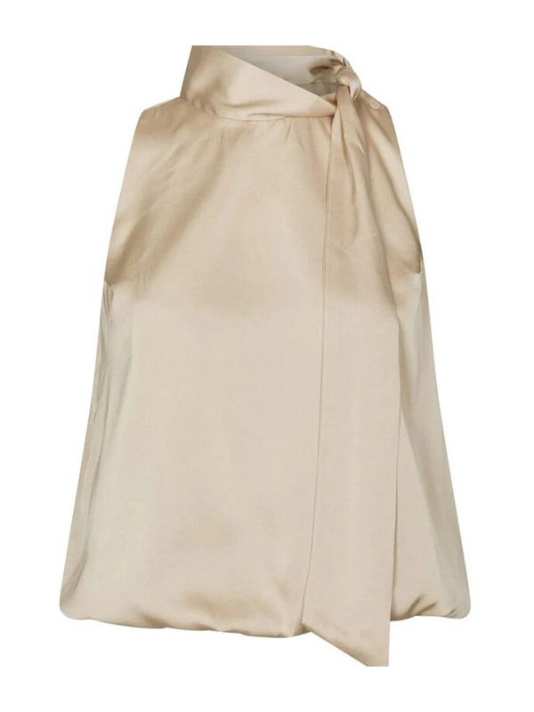 Neo Noir Veda Drapy Satin Top | ELLE Eindhoven